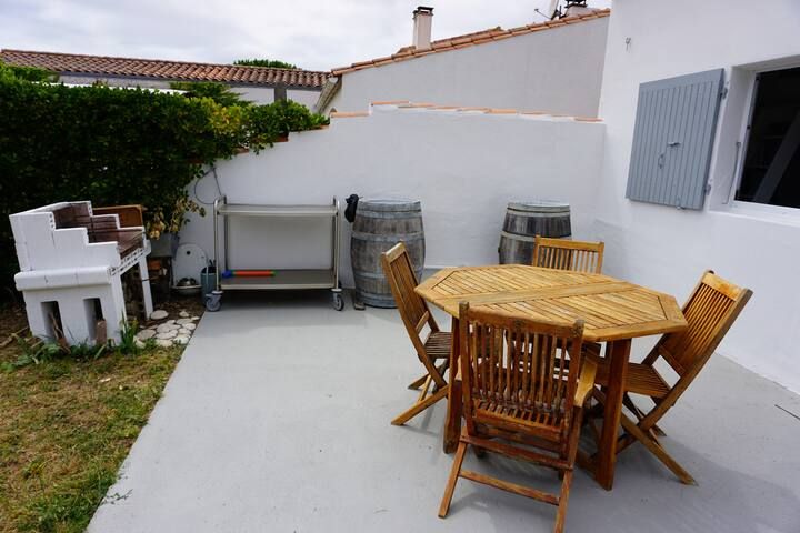 Photo 17 : TERRASSE d'une maison située à Saint-Clément-des-Baleines, île de Ré.