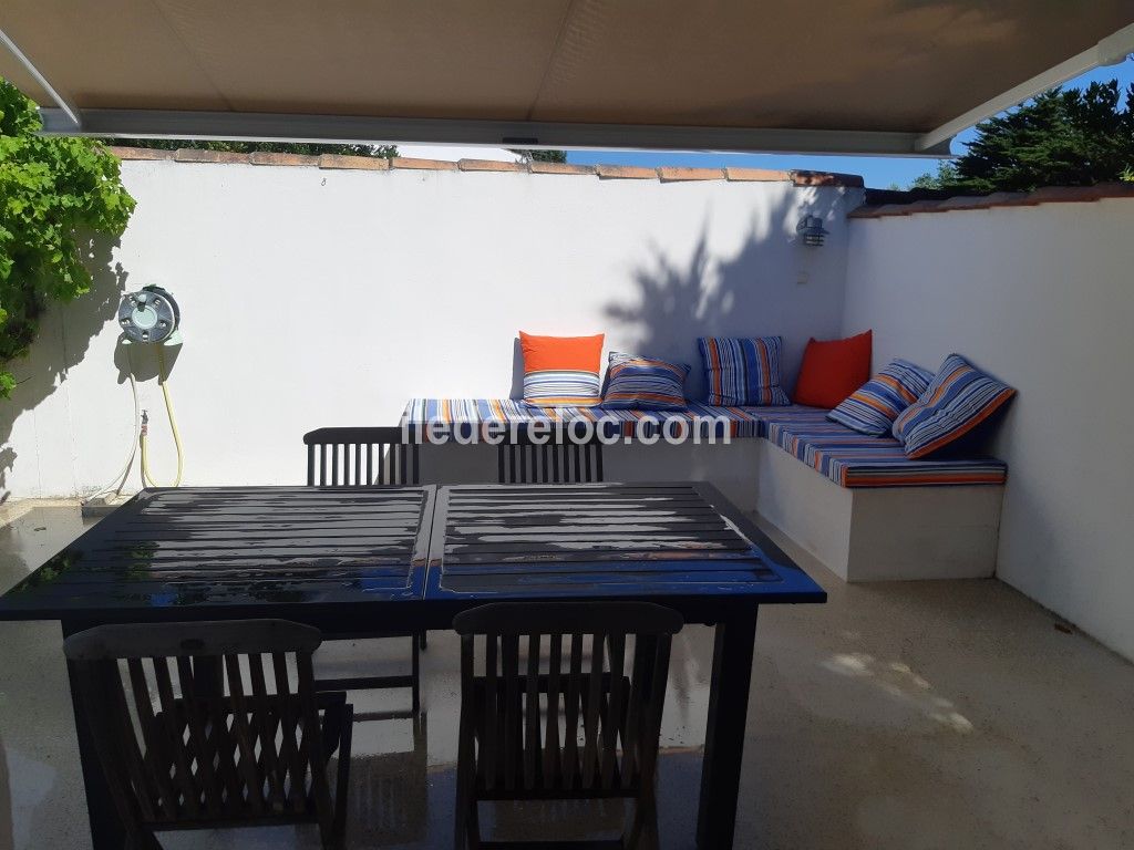 Photo 2 : TERRASSE d'une maison située à Saint-Clément-des-Baleines, île de Ré.