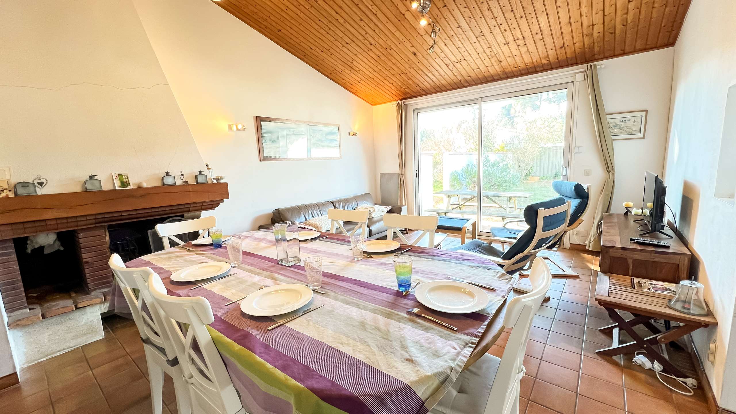 Photo 4 :  d'une maison située à La Couarde-sur-mer, île de Ré.