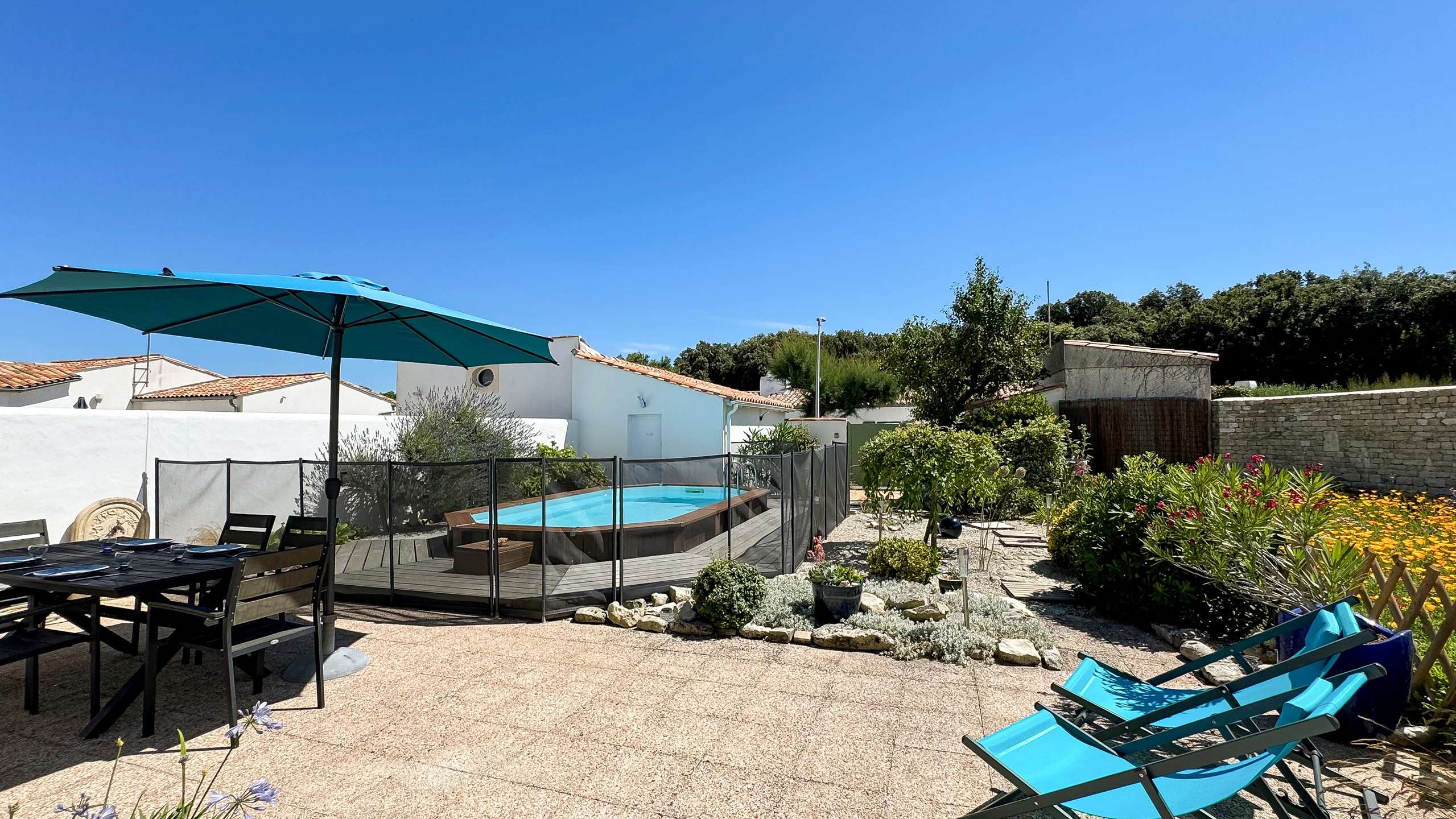 Photo 3 :  d'une maison située à Rivedoux-Plage, île de Ré.