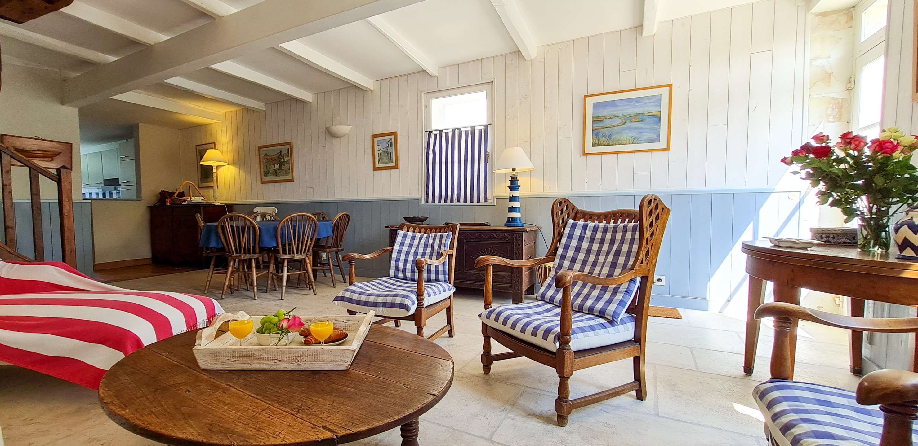 Photo 3 :  d'une maison située à La Couarde-sur-mer, île de Ré.