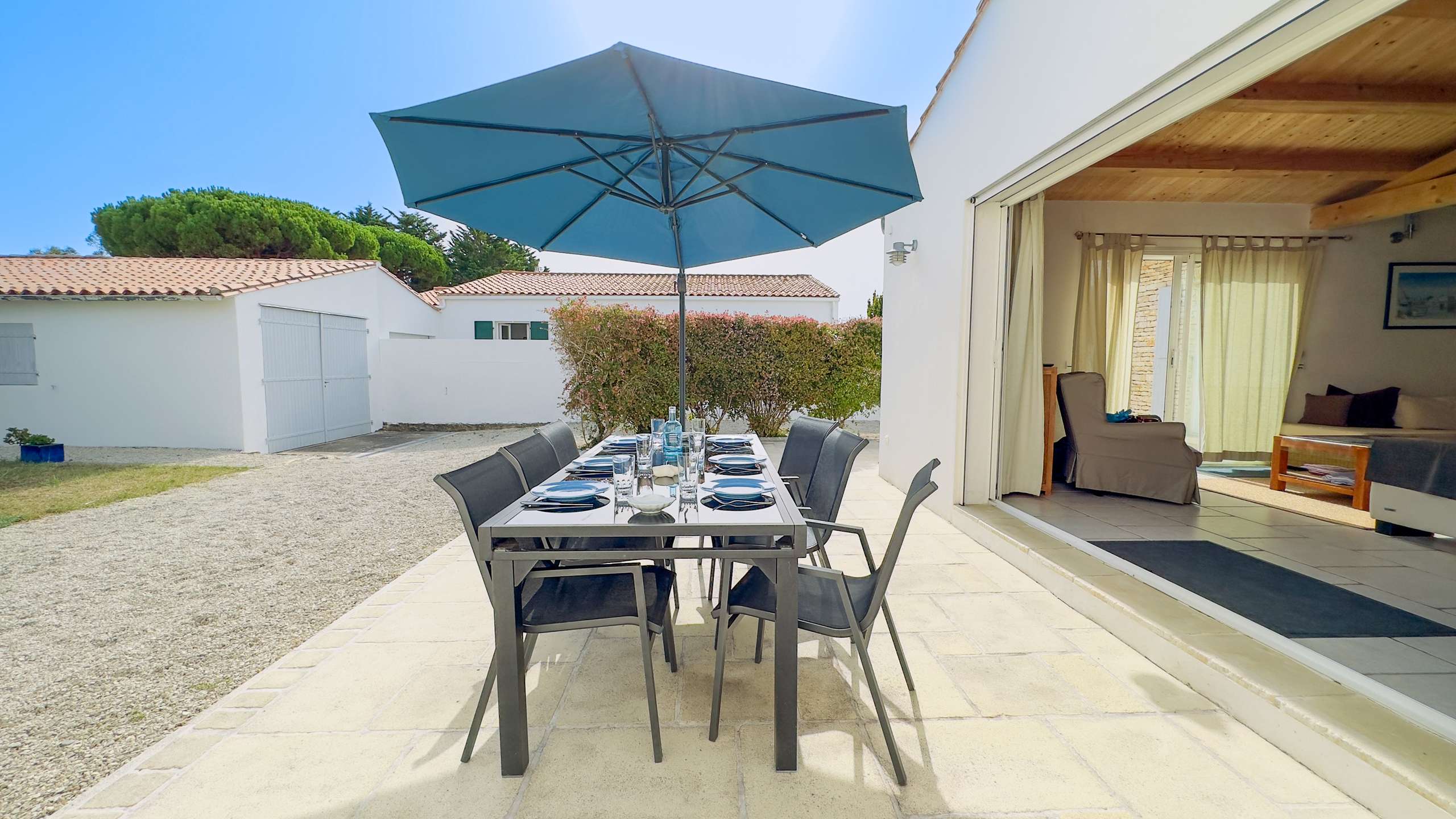 Photo 3 :  d'une maison située à La Couarde-sur-mer, île de Ré.