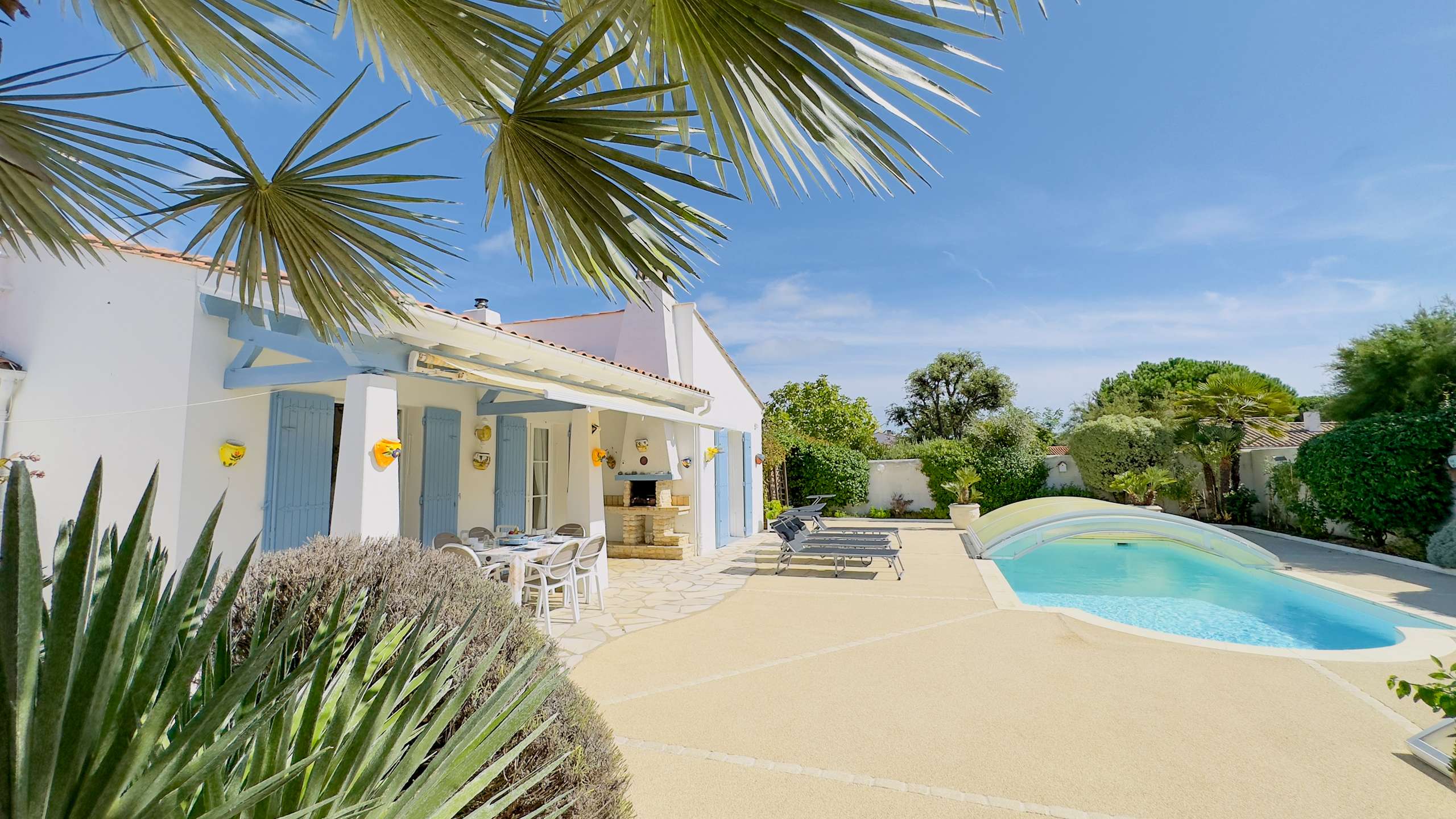 Photo 1 :  d'une maison située à Ars en Ré, île de Ré.