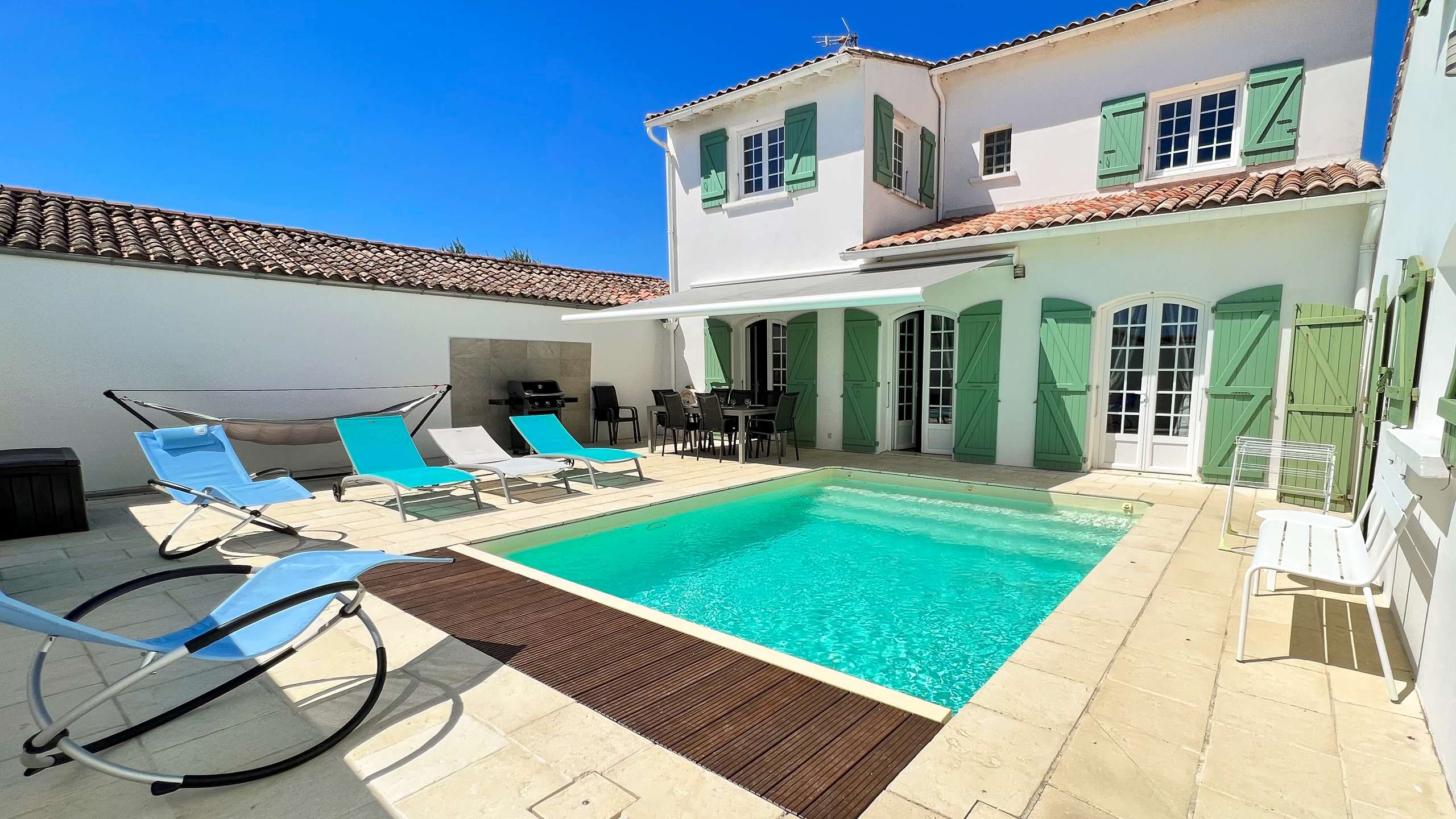 Photo 1 :  d'une maison située à Loix, île de Ré.