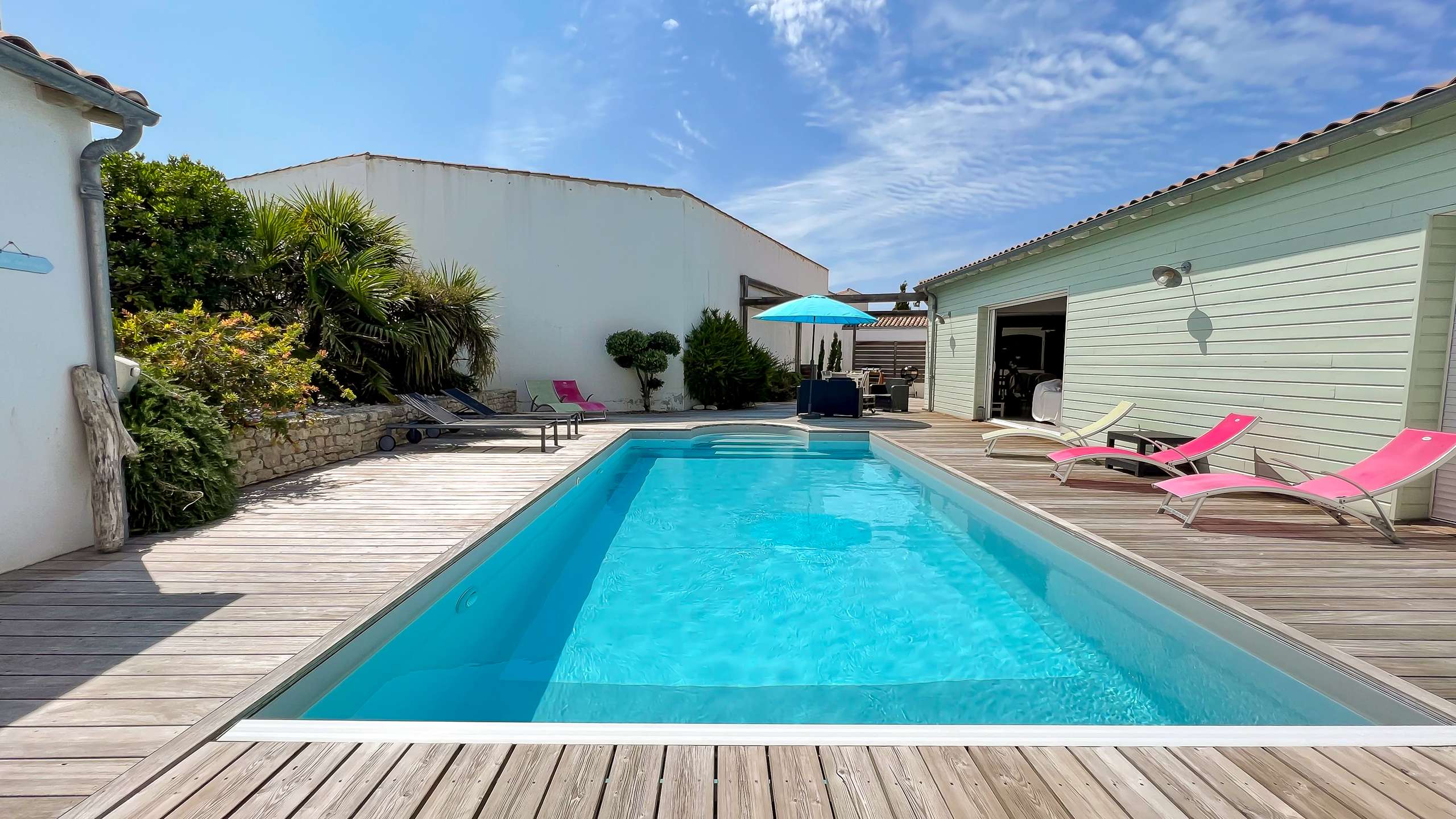 Photo 1 :  d'une maison située à Sainte-Marie-de-Ré, île de Ré.