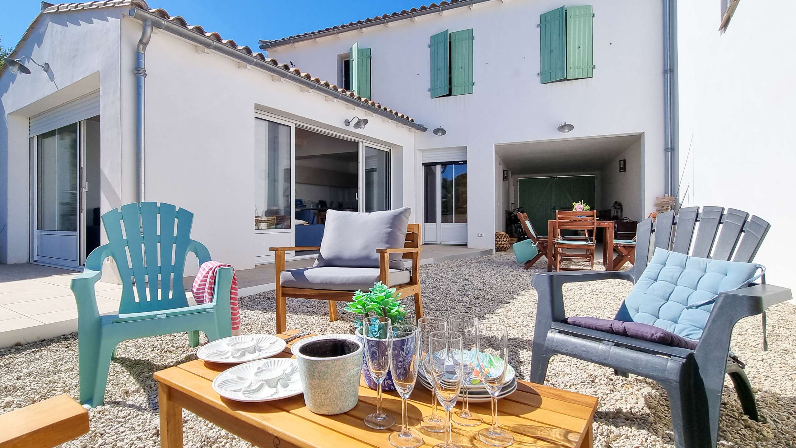 Photo 3 :  d'une maison située à Le Bois-Plage-en-Ré, île de Ré.