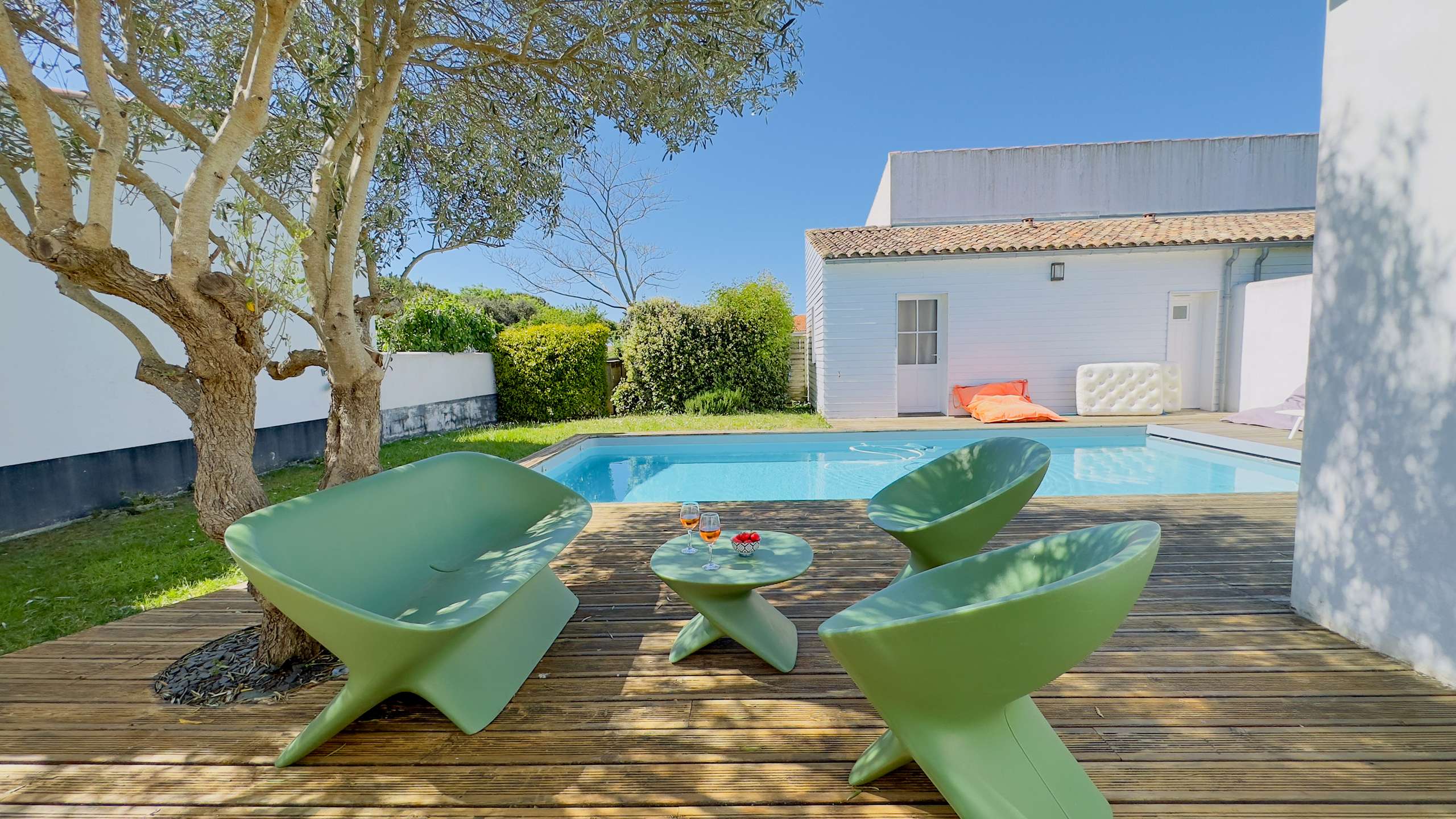 Photo 1 :  d'une maison située à Saint-Clément-des-Baleines, île de Ré.