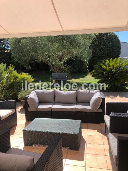 Photo 4 : TERRASSE d'une maison située à La Couarde-sur-mer, île de Ré.