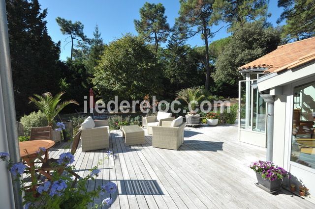 Photo 6 : TERRASSE d'une maison située à Rivedoux-Plage, île de Ré.