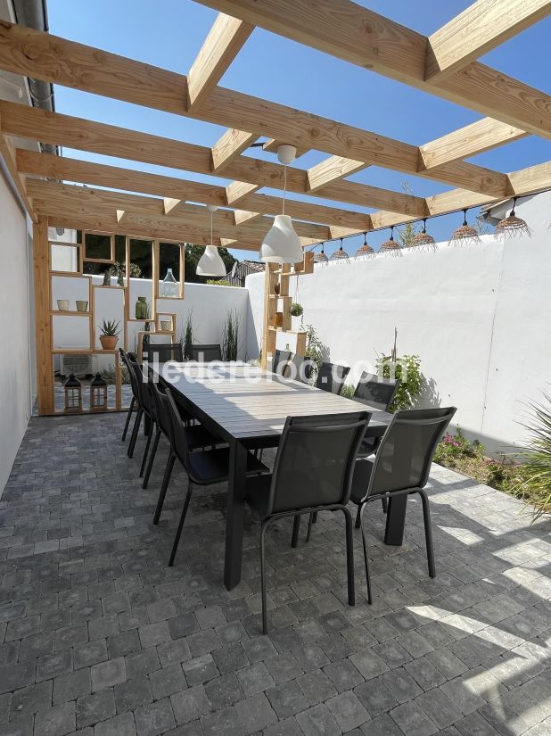 Photo 4 : PATIO d'une maison située à Le Bois-Plage-en-Ré, île de Ré.