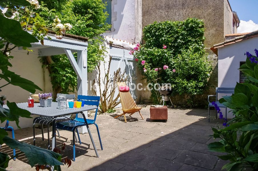 Photo 22 : TERRASSE d'une maison située à La Couarde-sur-mer, île de Ré.