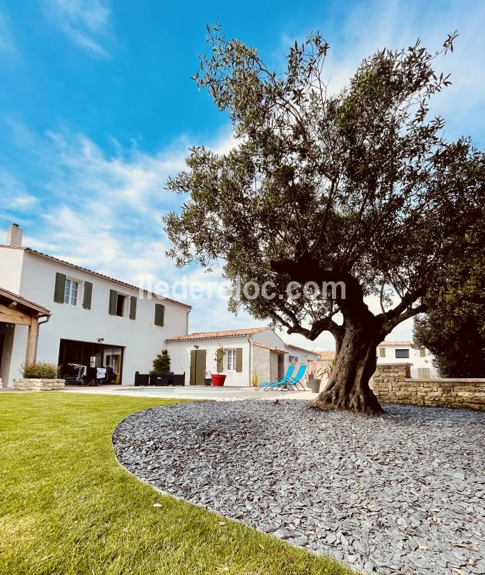 Photo 3 : EXTERIEUR d'une maison située à Sainte-Marie-de-Ré, île de Ré.