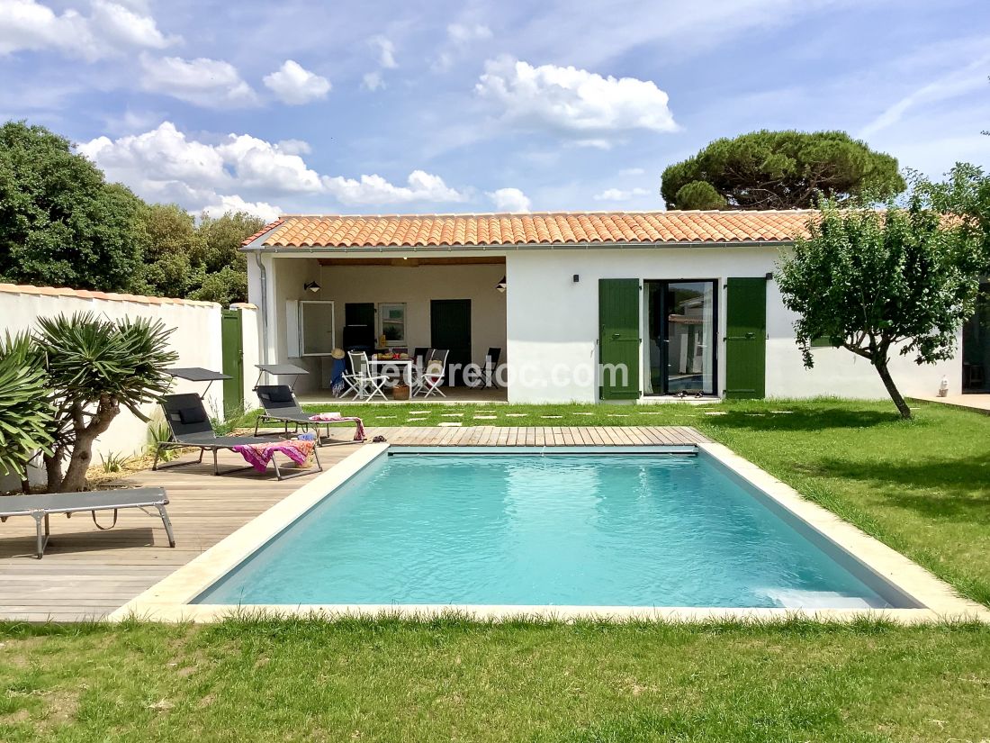 ile de ré Belle villa avec piscine chauffee