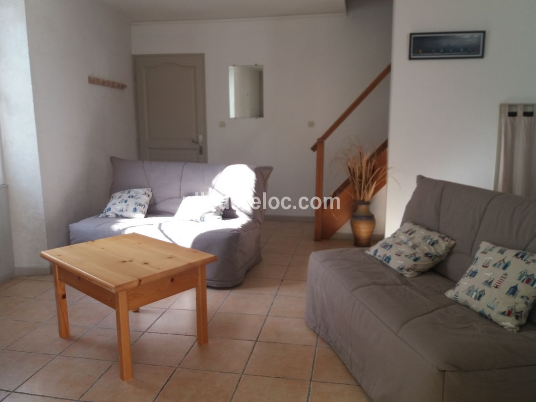 Photo 10 : SEJOUR d'une maison située à Le Bois-Plage-en-Ré, île de Ré.