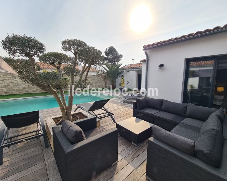 Photo 29 : TERRASSE d'une maison située à Le Bois-Plage-en-Ré, île de Ré.