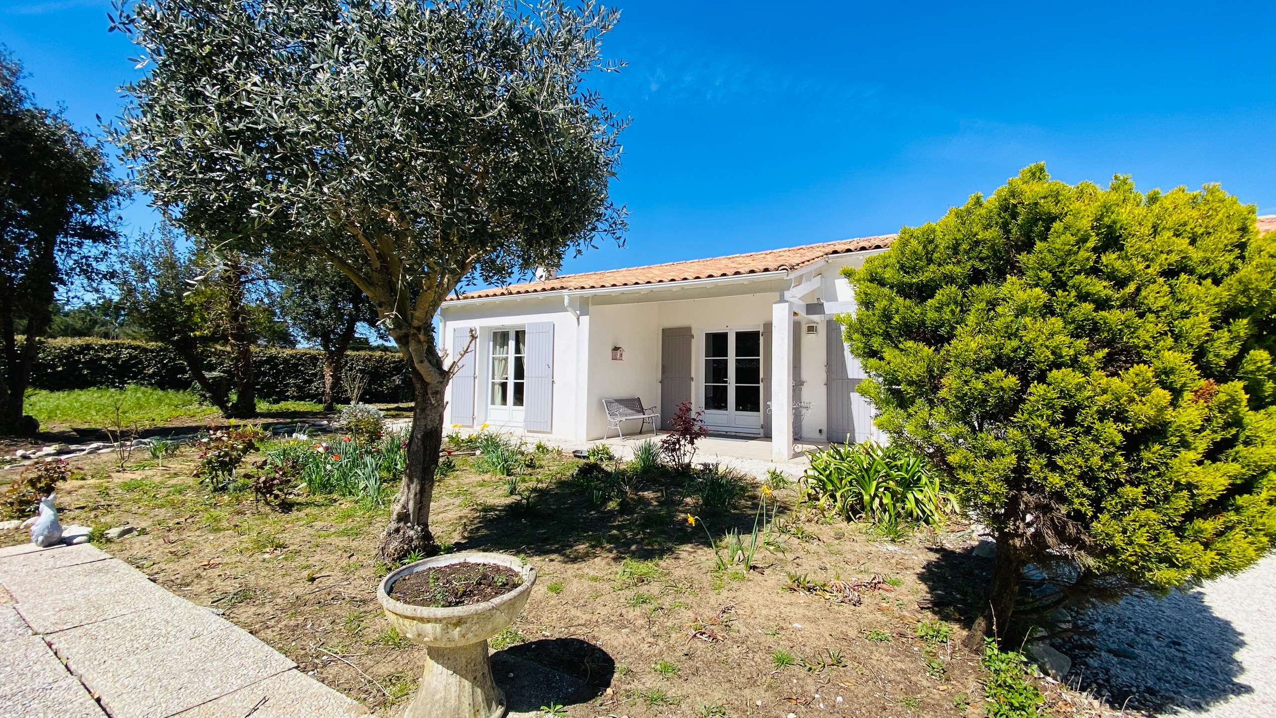 Photo 1 :  d'une maison située à Sainte-Marie-de-Ré, île de Ré.