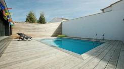 Ile de Ré:Villa avec piscine chauffée, pour 6 personnes, dans st-martin-de-ré intra-mur