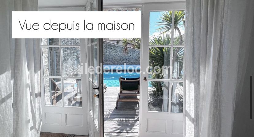 Photo 2 : PISCINE d'une maison située à Saint-Clément-des-Baleines, île de Ré.