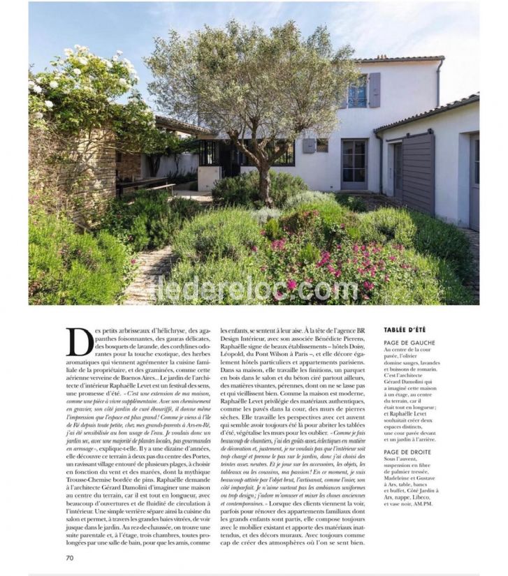 Photo 2 : JARDIN d'une maison située à Les Portes-en-Ré, île de Ré.