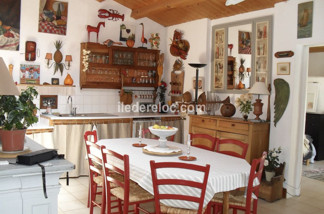 Photo 9 : SEJOUR d'une maison située à Saint-Clément-des-Baleines, île de Ré.