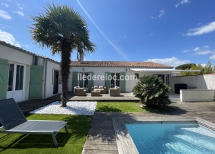 Ile de Ré:Maison de charme avec piscine chauffée, 3 chambres, proche port, plage st martin