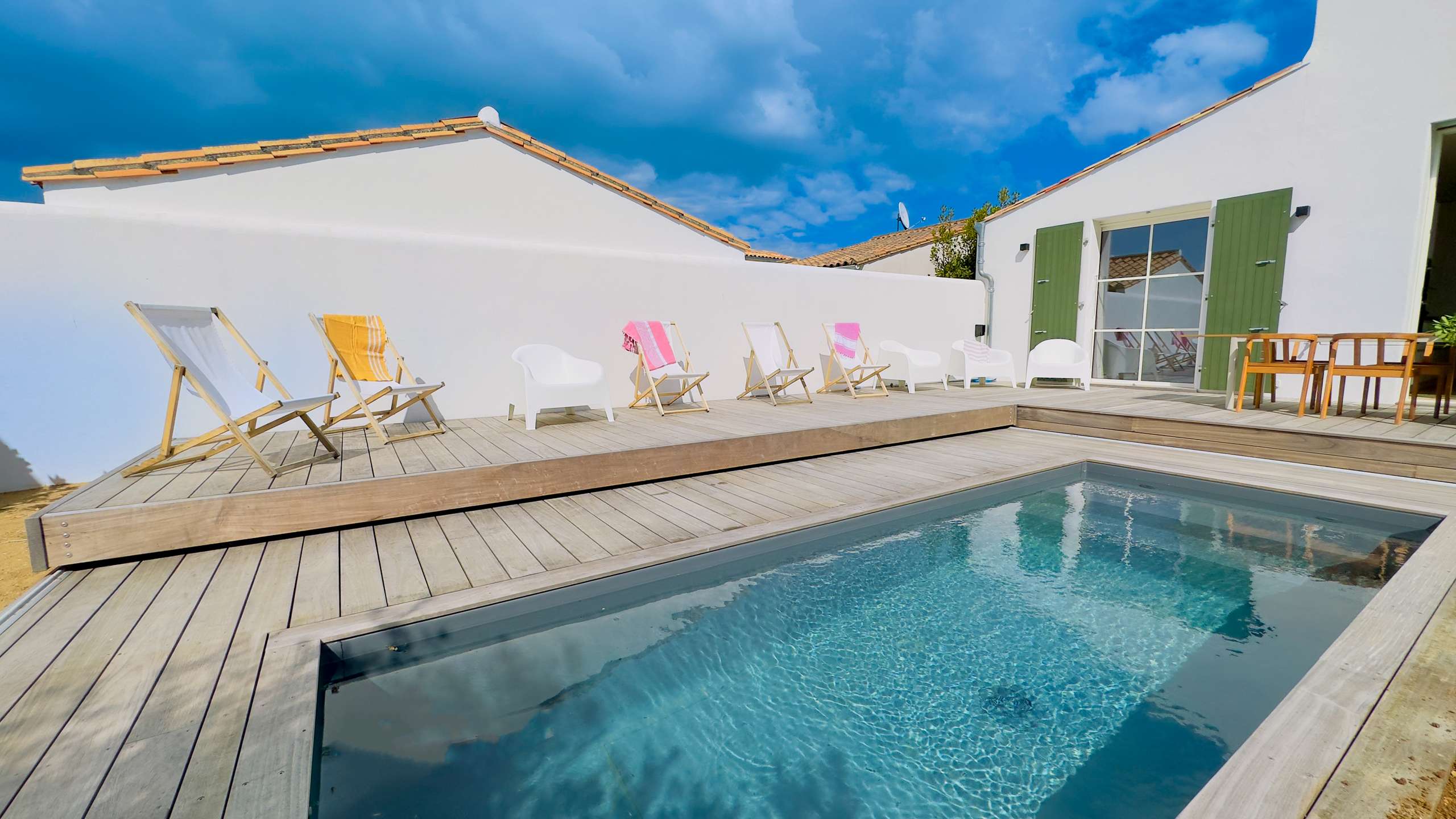 Photo 3 :  d'une maison située à La Couarde-sur-mer, île de Ré.