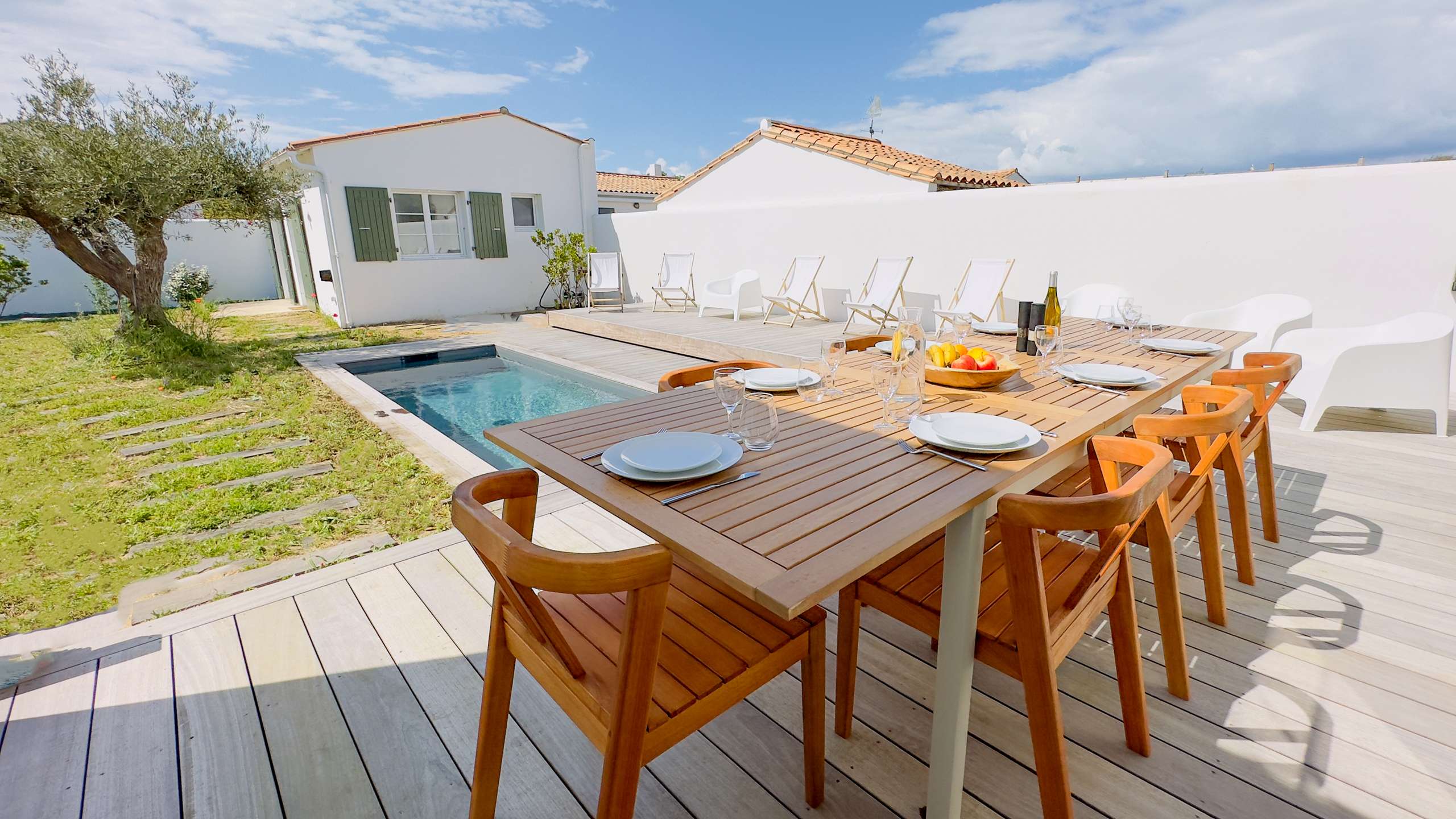 Photo 4 :  d'une maison située à La Couarde-sur-mer, île de Ré.