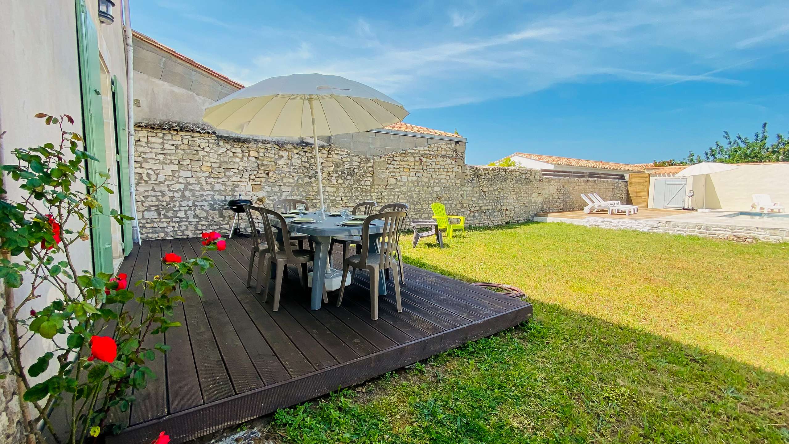 Photo 3 :  d'une maison située à Sainte-Marie, île de Ré.