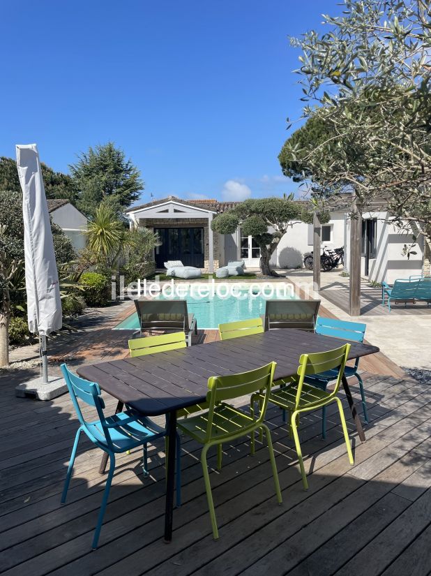 Photo 21 : TERRASSE d'une maison située à Le Bois-Plage-en-Ré, île de Ré.