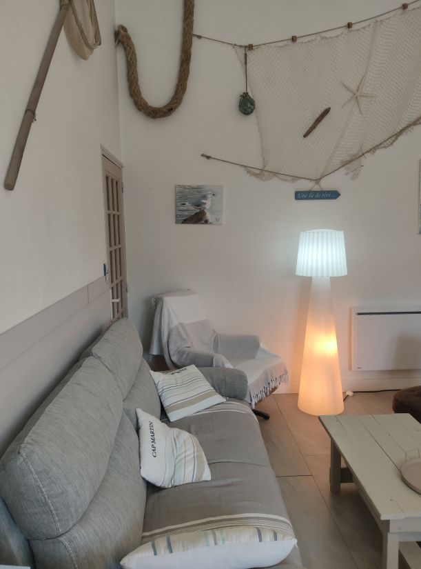 Photo 15 : SEJOUR d'une maison située à Sainte-Marie-de-Ré, île de Ré.