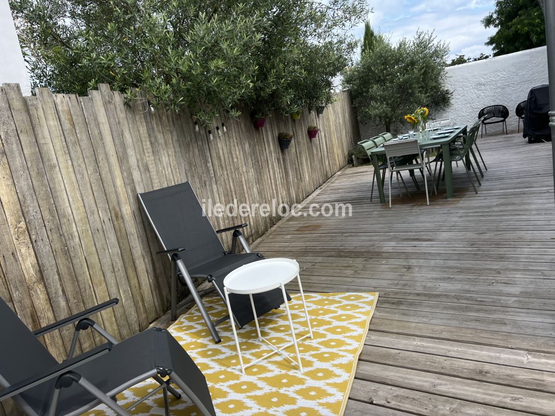 Photo 28 : TERRASSE d'une maison située à La Flotte-en-Ré, île de Ré.