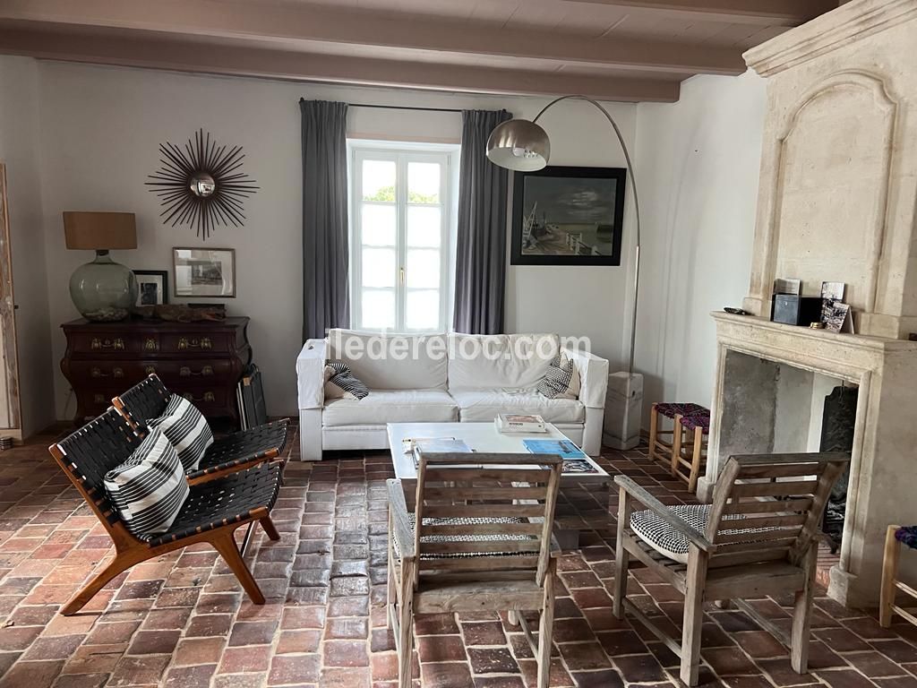 Photo 7 : SEJOUR d'une maison située à Les Portes-en-Ré, île de Ré.