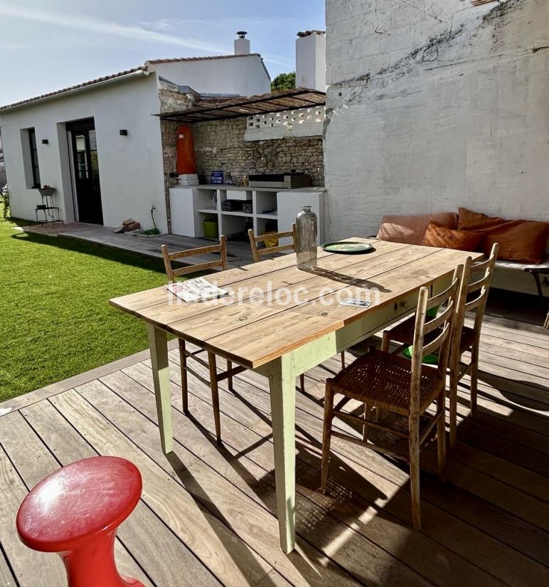 Photo 24 : TERRASSE d'une maison située à La Couarde-sur-mer, île de Ré.