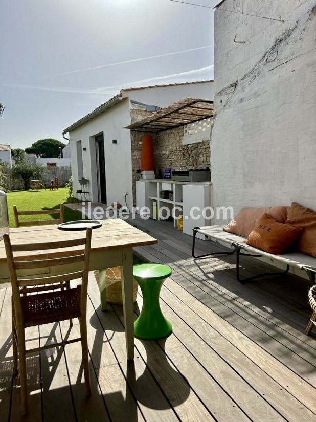 Photo 28 : TERRASSE d'une maison située à La Couarde-sur-mer, île de Ré.