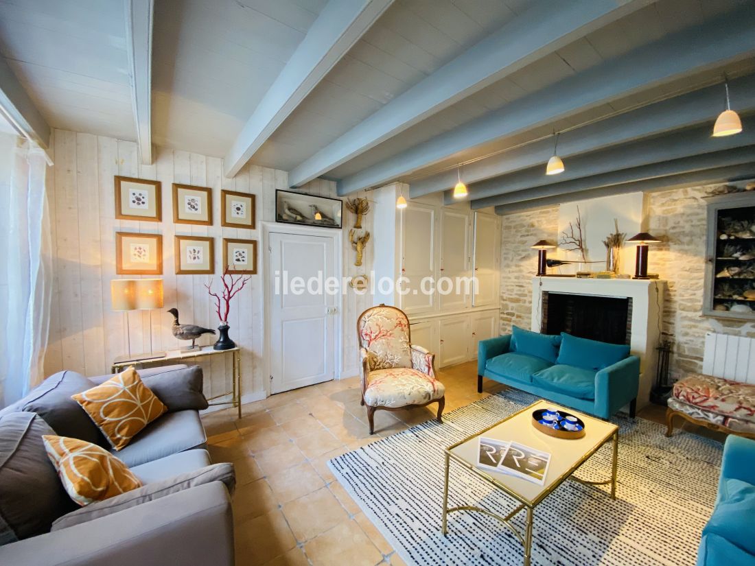 Photo 16 : SEJOUR d'une maison située à La Couarde-sur-mer, île de Ré.