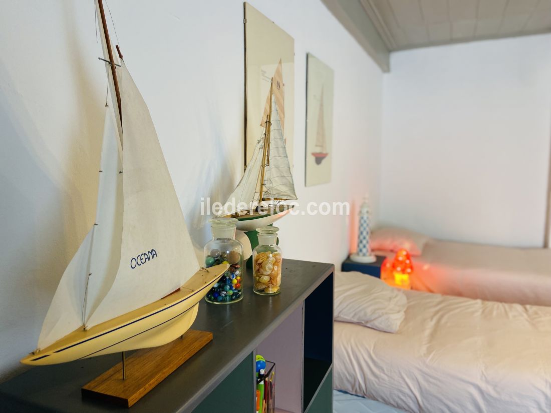 Photo 41 : CHAMBRE d'une maison située à La Couarde-sur-mer, île de Ré.