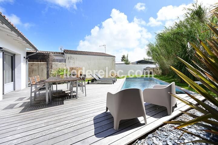 Photo 4 : TERRASSE d'une maison située à Sainte-Marie-de-Ré, île de Ré.