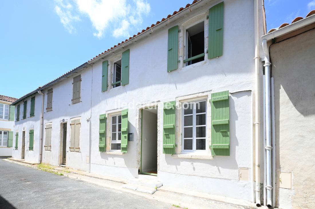 Photo 5 : EXTERIEUR d'une maison située à La Couarde-sur-mer, île de Ré.