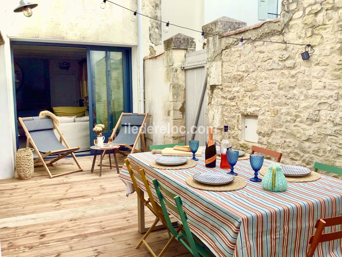 Photo 12 : PATIO d'une maison située à Sainte-Marie-de-Ré, île de Ré.