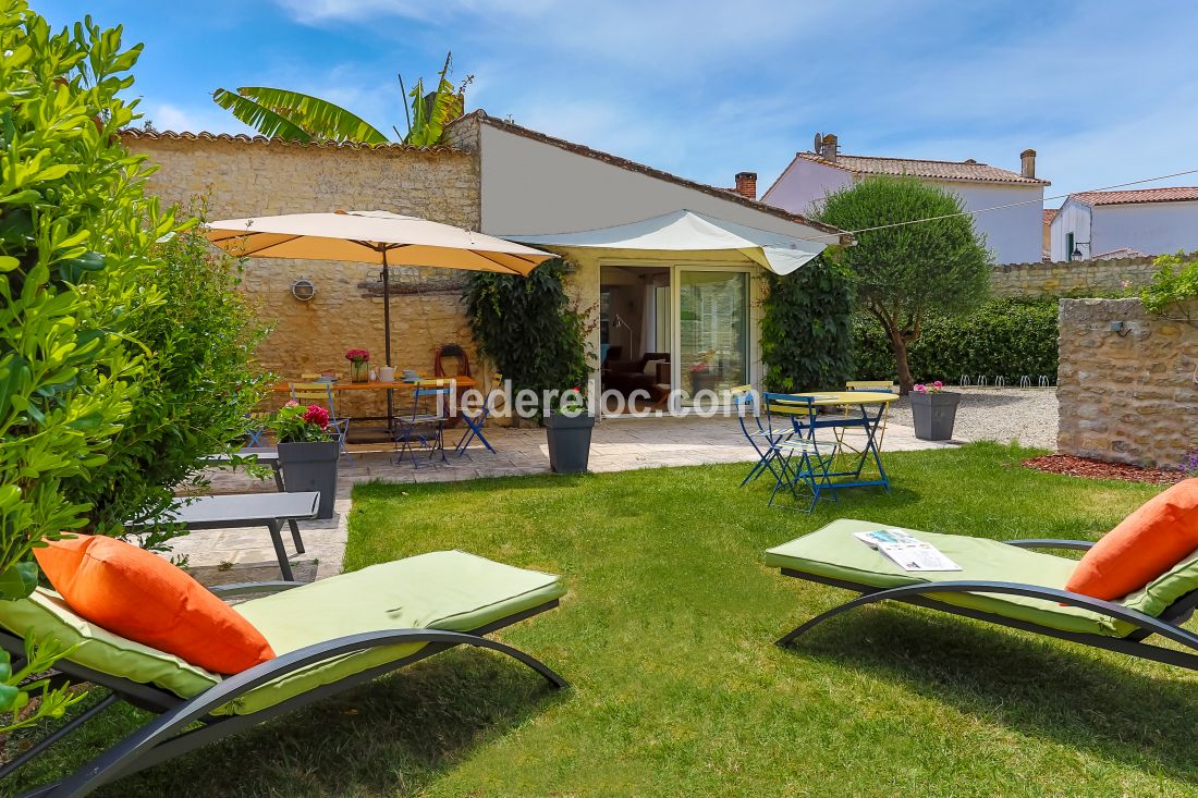 Photo 10 : JARDIN d'une maison située à La Flotte-en-Ré, île de Ré.