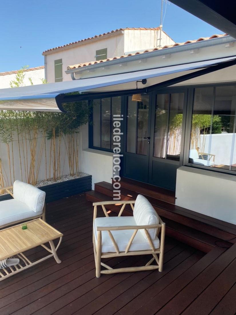 Photo 4 : TERRASSE d'une maison située à La Flotte-en-Ré, île de Ré.