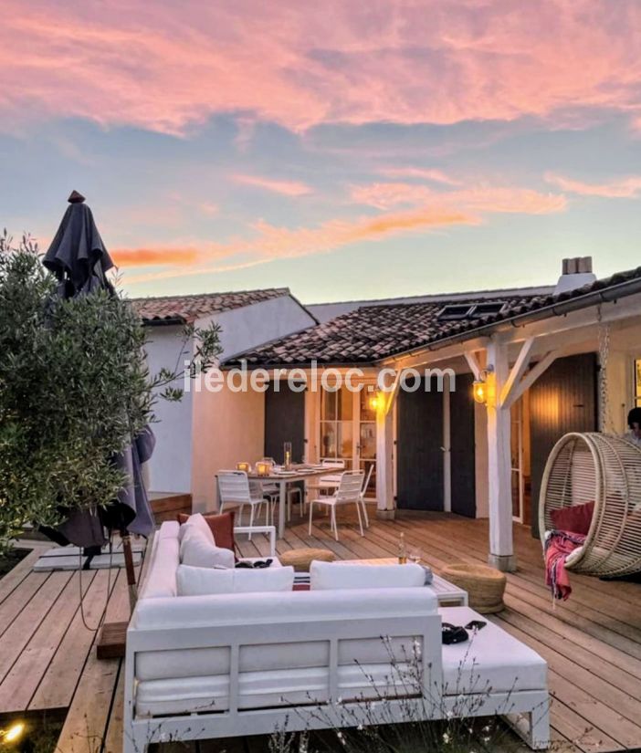 Photo 33 : TERRASSE d'une maison située à La Couarde-sur-mer, île de Ré.