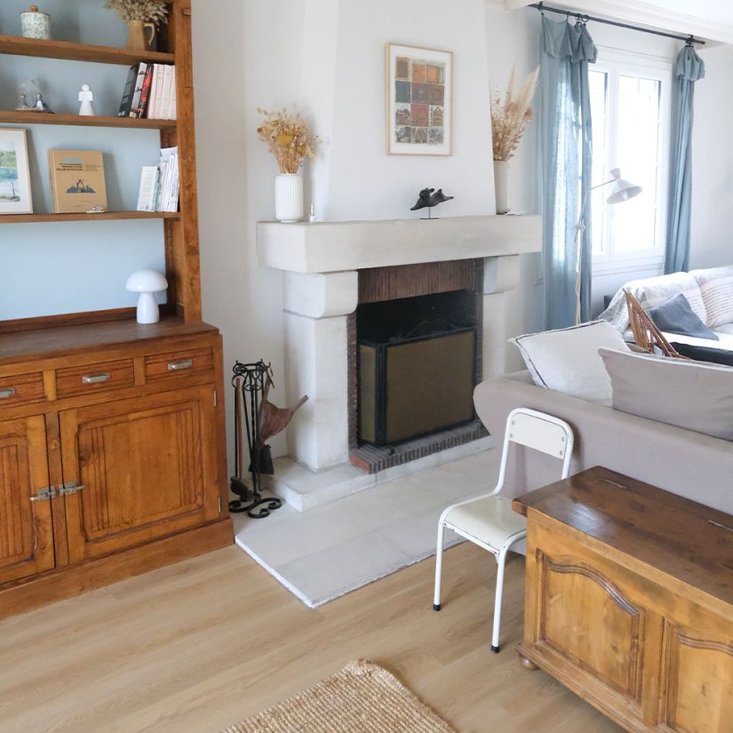 Photo 9 : SEJOUR d'une maison située à La Flotte-en-Ré, île de Ré.