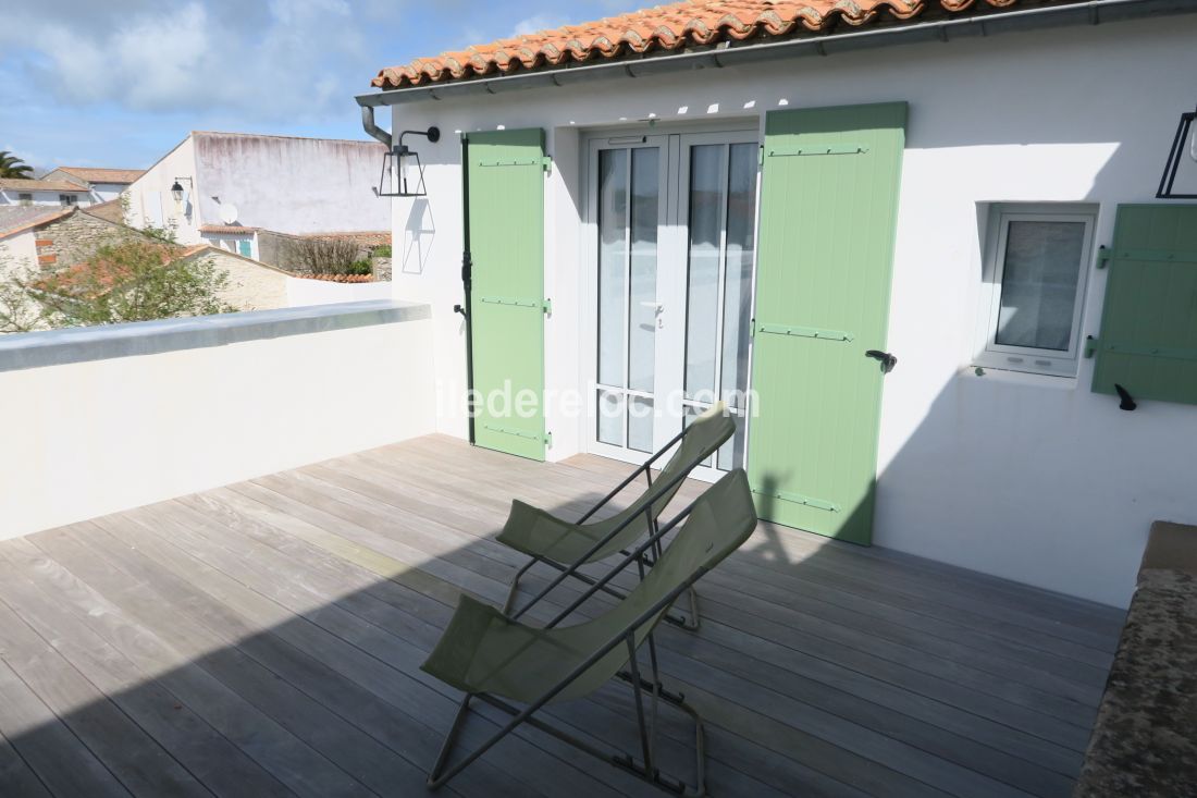 Photo 30 : TERRASSE d'une maison située à La Couarde-sur-mer, île de Ré.