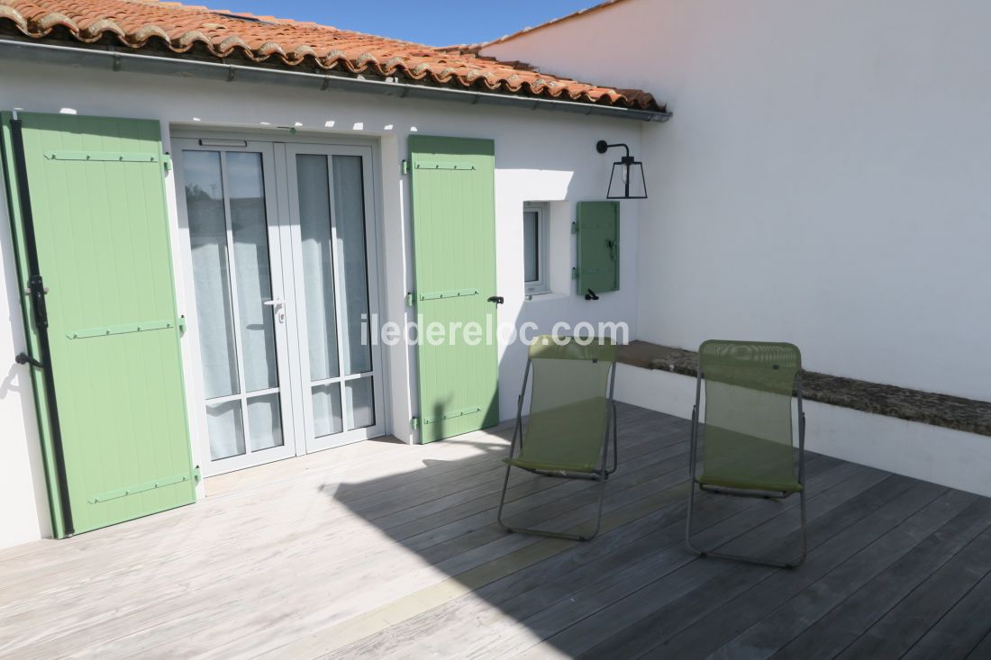 Photo 31 : TERRASSE d'une maison située à La Couarde-sur-mer, île de Ré.