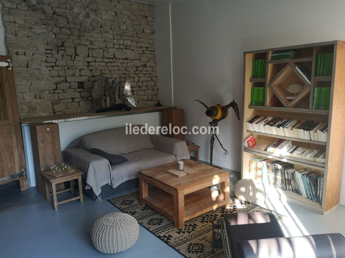 Photo 13 : SEJOUR d'une maison située à La Flotte-en-Ré, île de Ré.