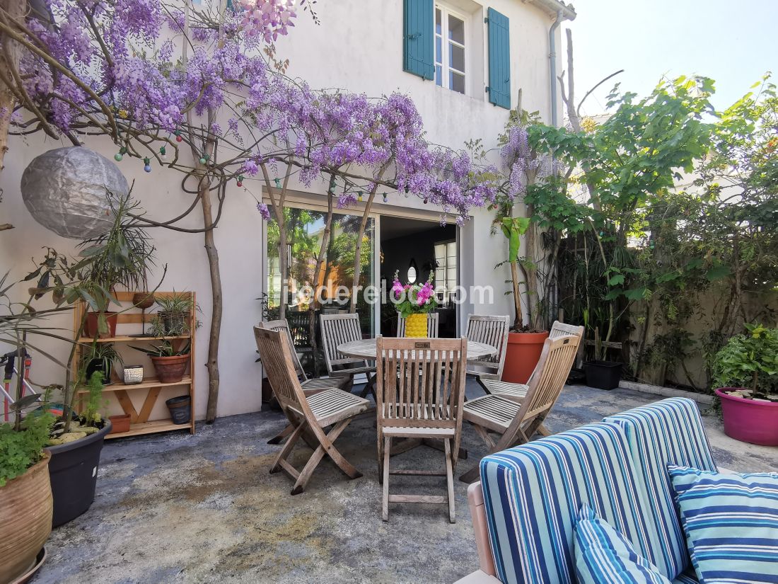 Photo 6 : JARDIN d'une maison située à La Flotte-en-Ré, île de Ré.