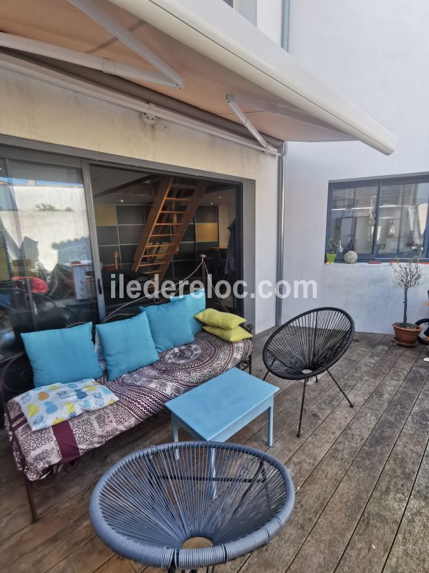 Photo 6 : TERRASSE d'une maison située à La Couarde-sur-mer, île de Ré.