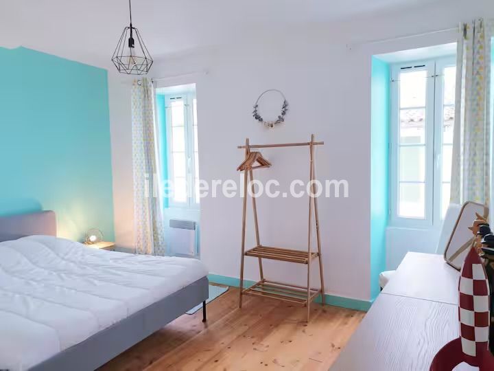 Photo 5 : CHAMBRE d'une maison située à Le Bois-Plage-en-Ré, île de Ré.