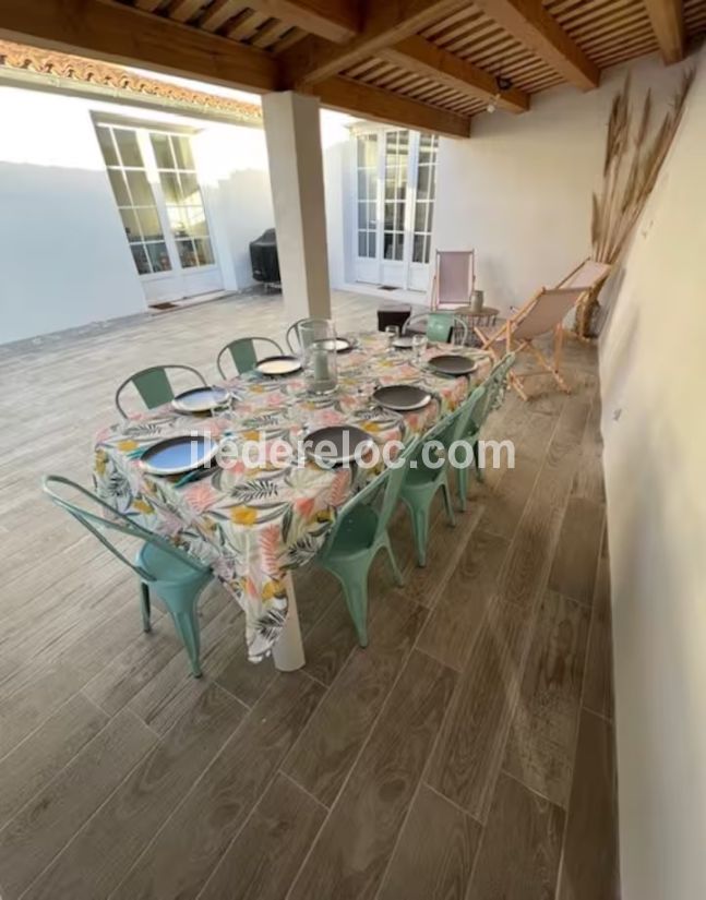 Photo 12 : PATIO d'une maison située à Le Bois-Plage-en-Ré, île de Ré.